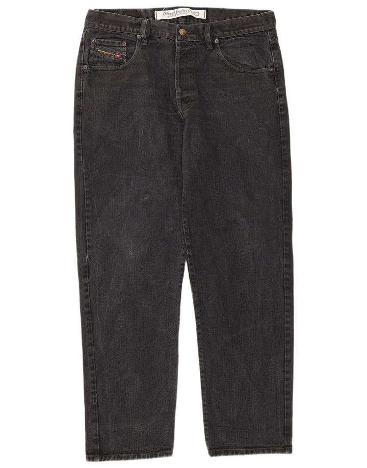 Jeans retos masculinos Diesel W38 L31 algodão cinza