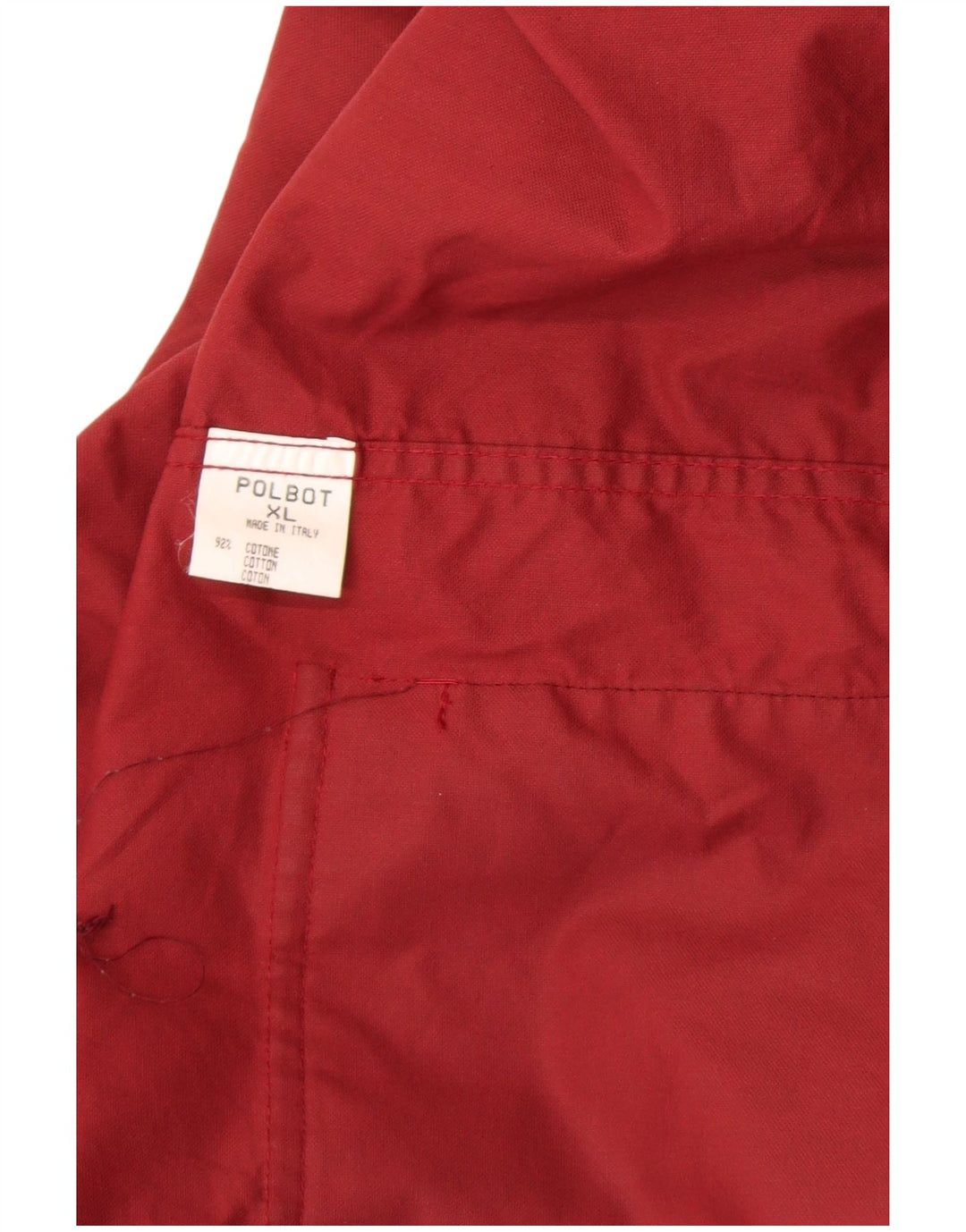 Jaqueta utilitária feminina Polbot de grandes dimensões Reino Unido 18 XL vermelho algodão colorblock