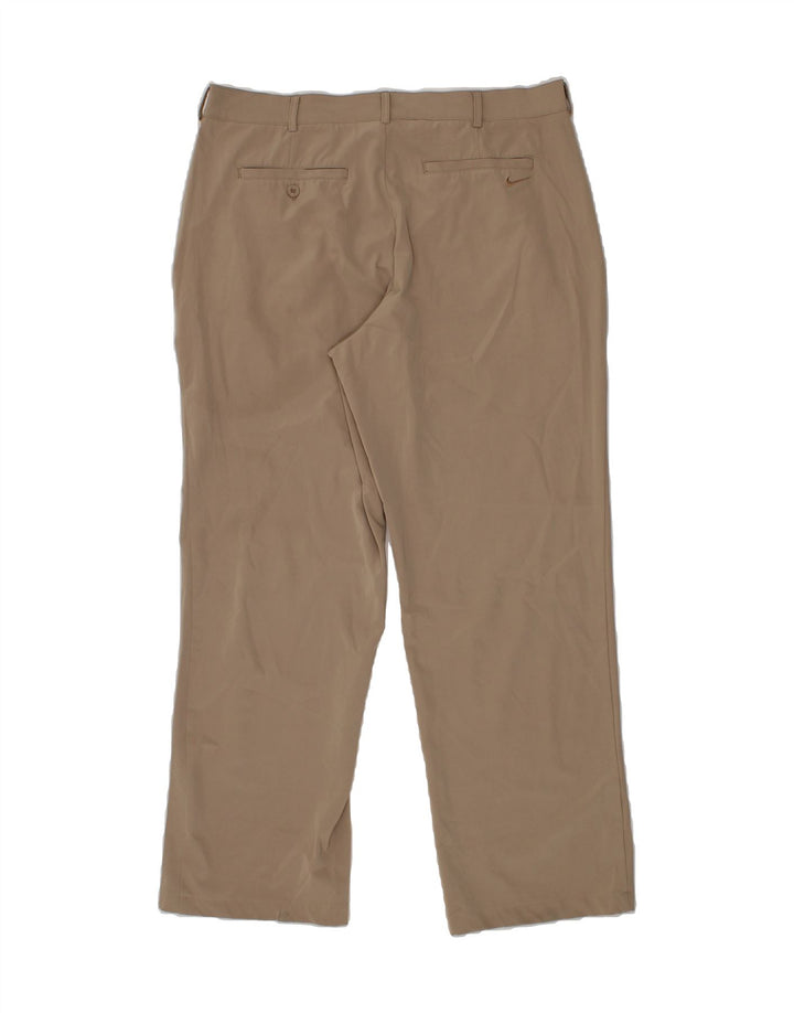 NIKE Mens Straight Chino Trousers W38 L30 Brown Vintage Nike and Second-Hand Nike from Messina Hembry 
