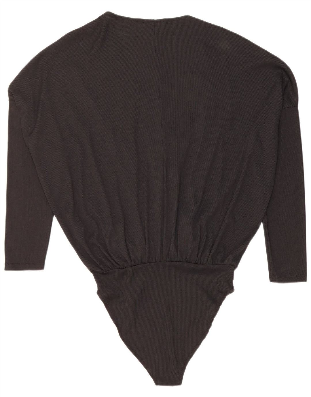Body feminino grande Zara UK 10 pequeno algodão preto