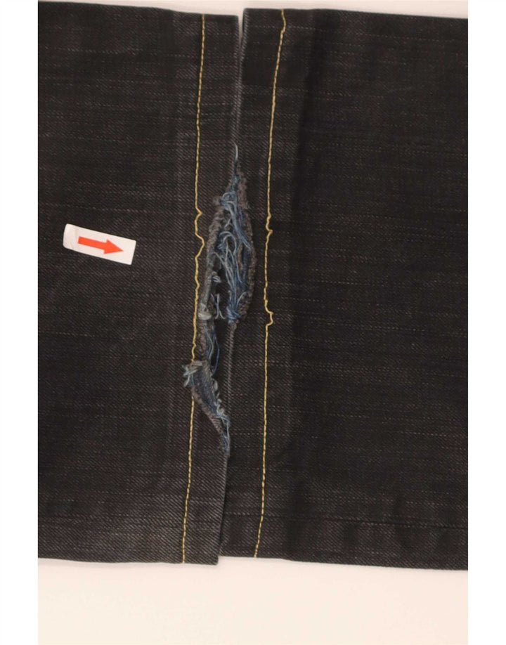 Replay Calça jeans reta masculina W38 L34 preta
