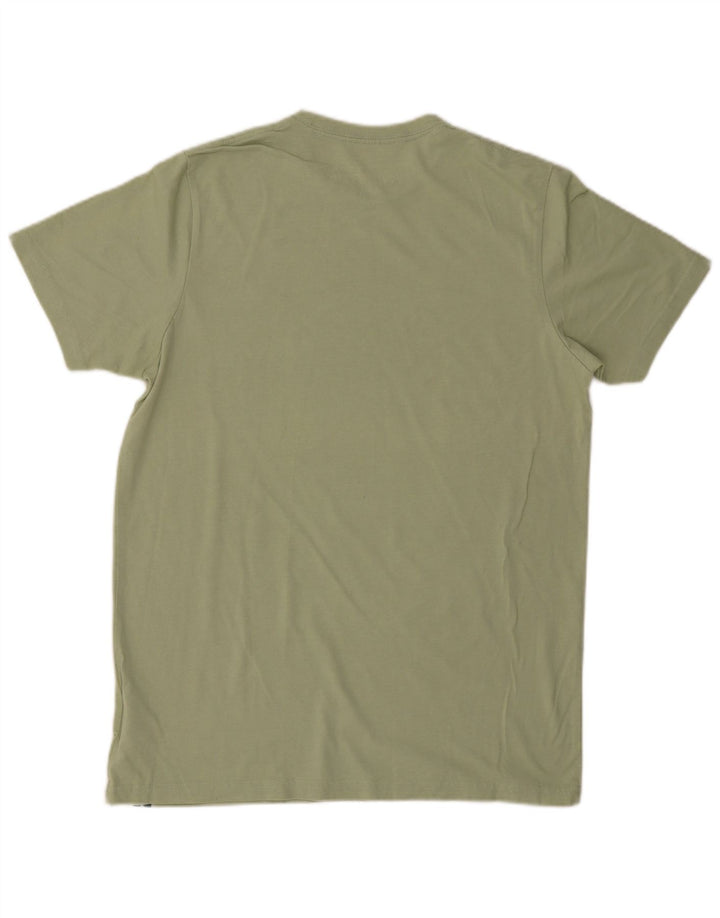 Camiseta masculina Weird Fish de algodão cáqui médio