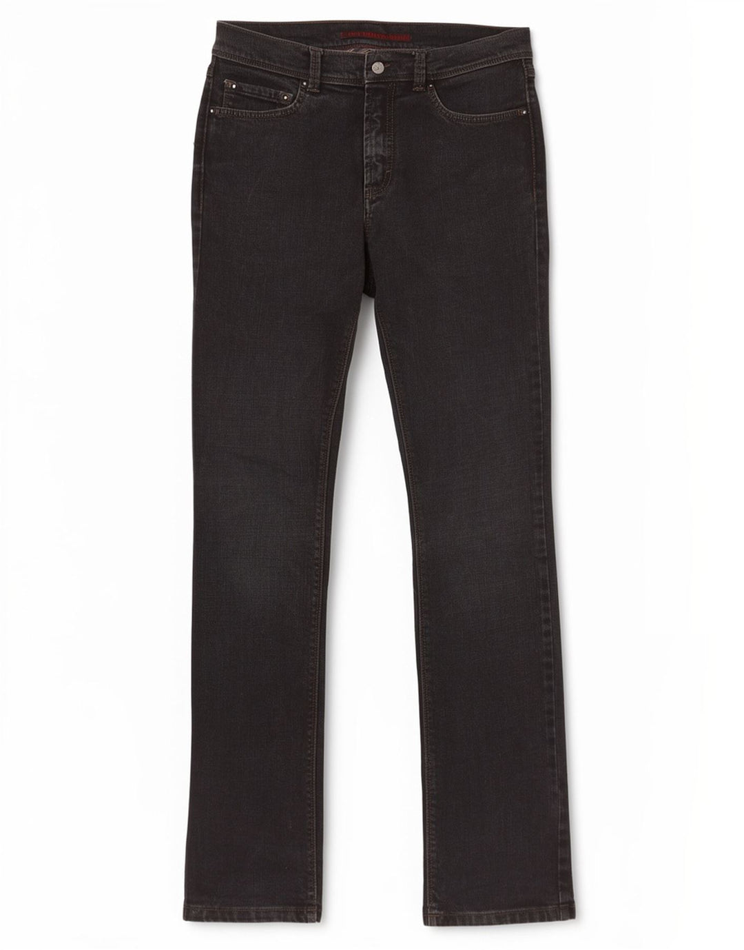 Trussardi Calça jeans reta masculina W29 L32 algodão cinza