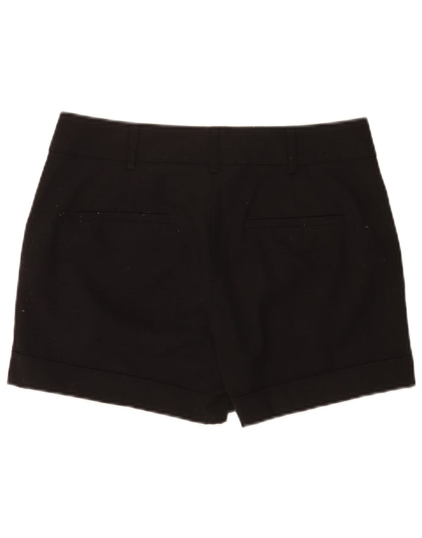 Zara Shorts Chino Feminino Médio W28 Poliéster Preto
