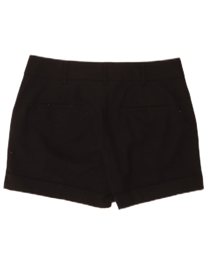 Zara Shorts Chino Feminino Médio W28 Poliéster Preto