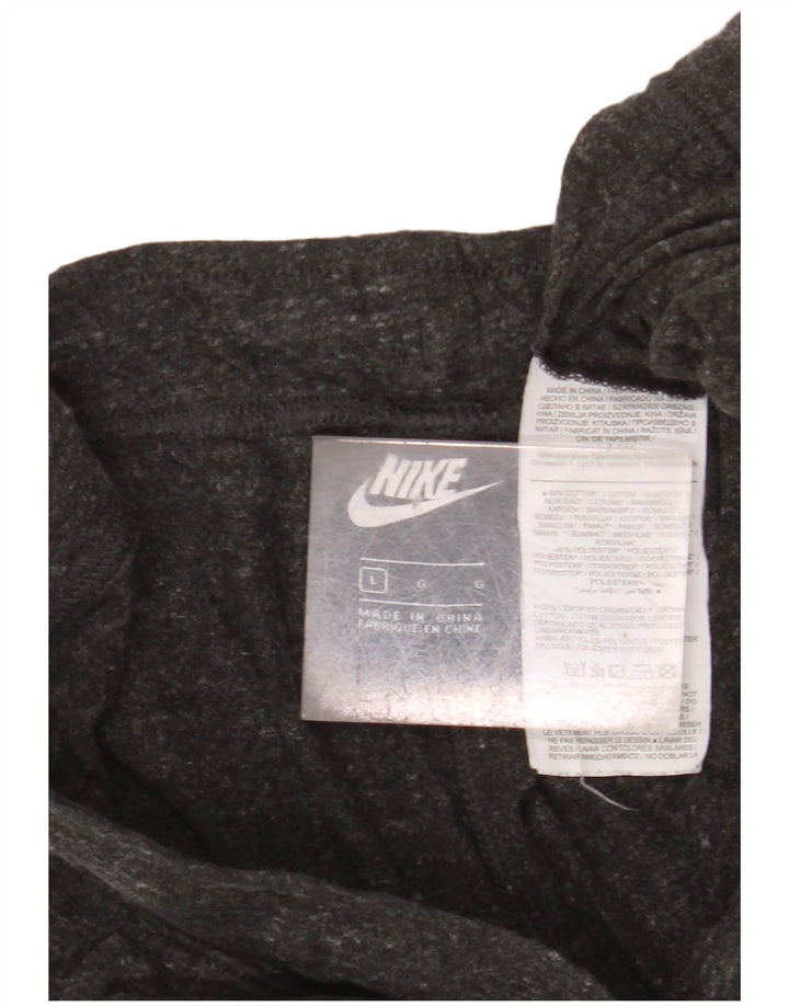 Shorts esportivos femininos NIKE UK 16 grande algodão cinza