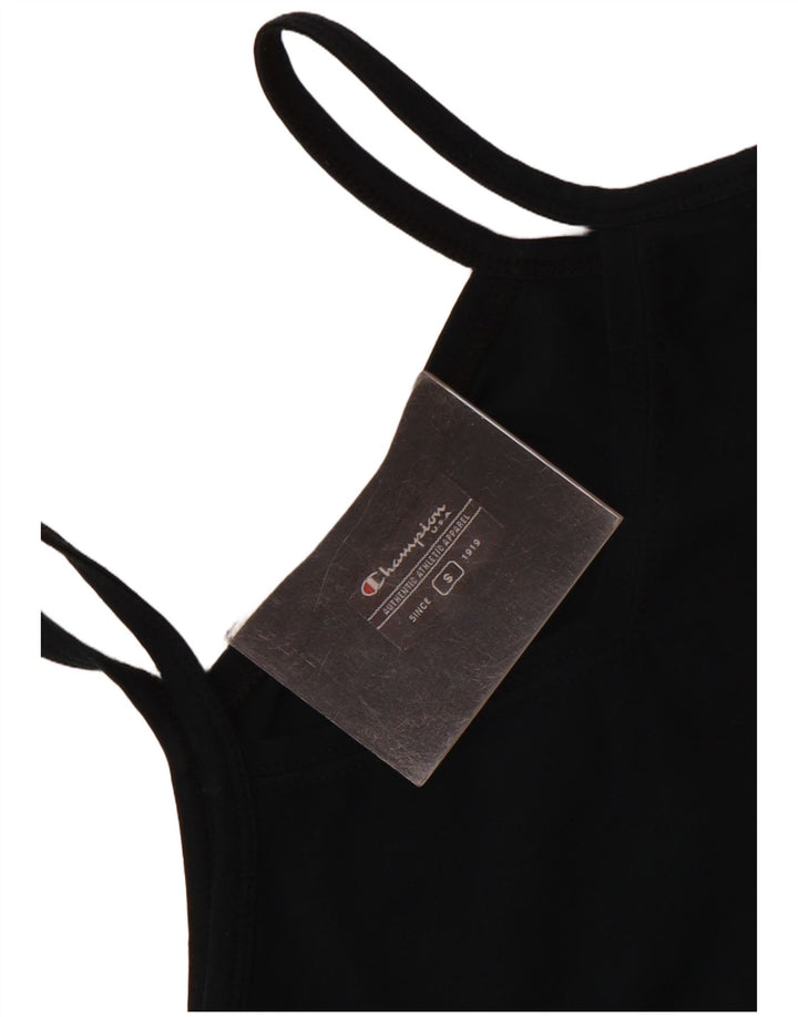 Campeão Feminino Crop Cami Top UK 8 Pequeno Azul Marinho