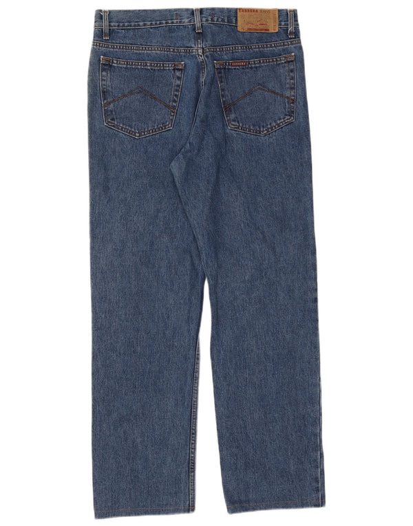 Carrera Mens 700 Regular Fit Straight Jeans W36 L30 Azul Algodão