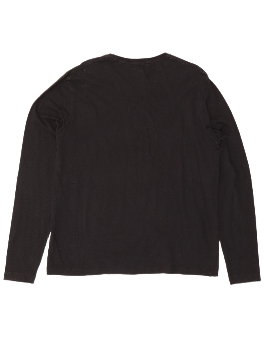 Jack Wills Mens Top Manga Longa XL Algodão Preto