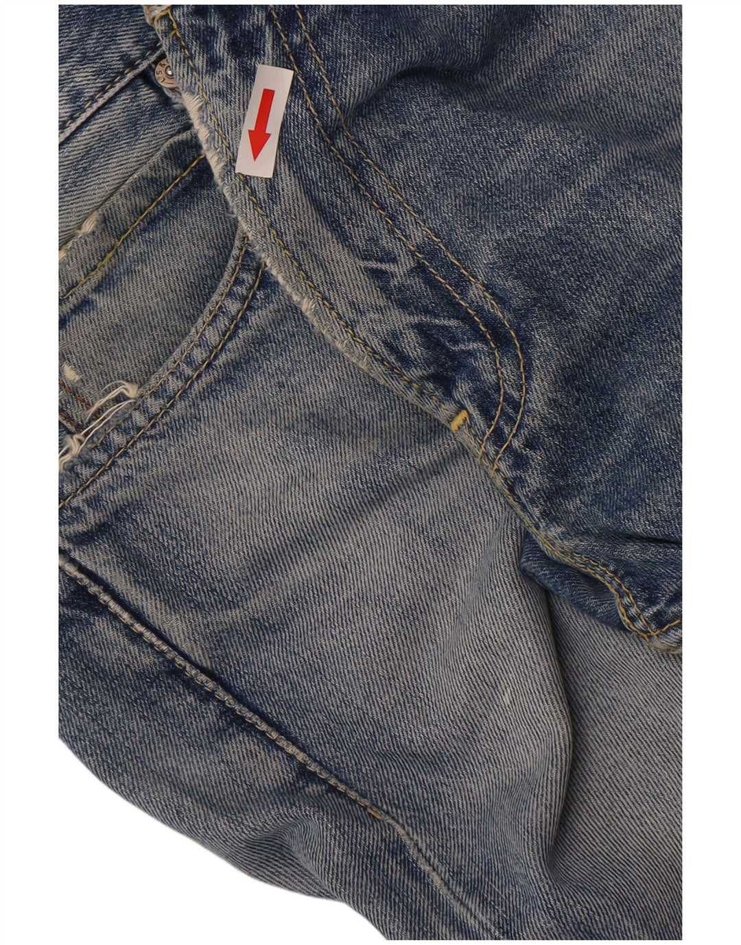 Calça jeans reta padrão masculina Levi's W32 L34 azul