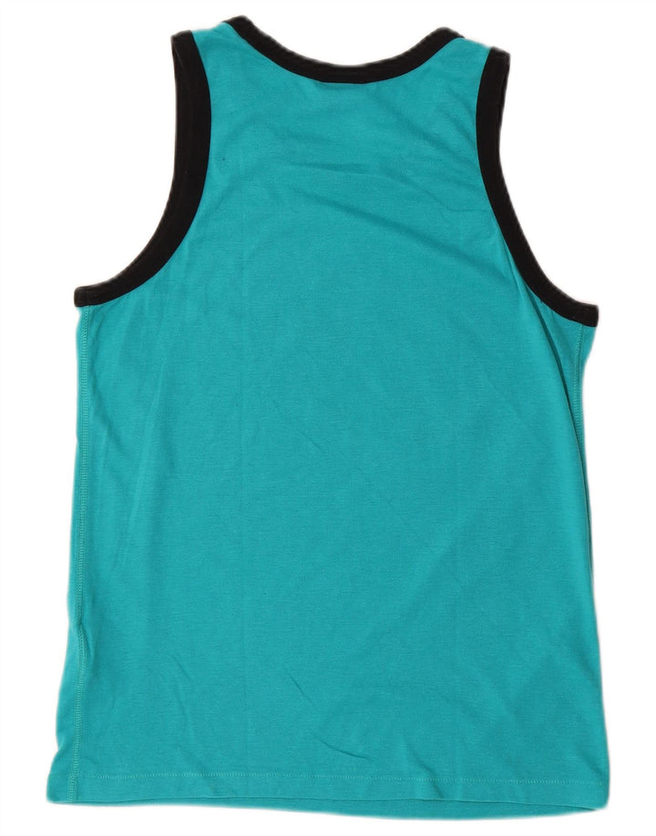 Nike Mens Graphic Vest Top pequeno turquesa poliéster