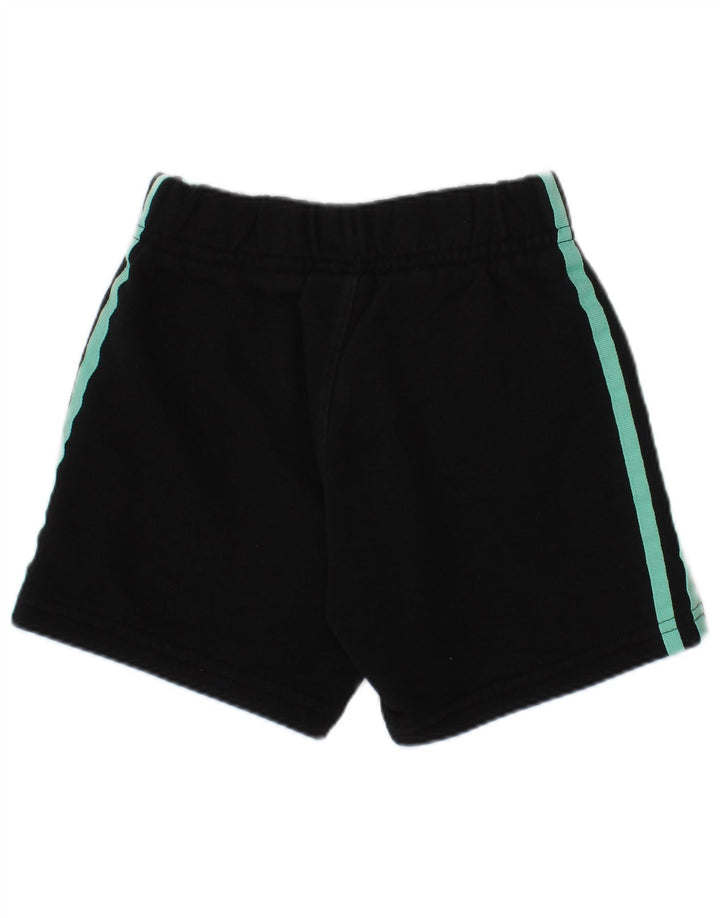 Shorts esportivos gráficos Adidas para meninas 4-5 anos algodão preto