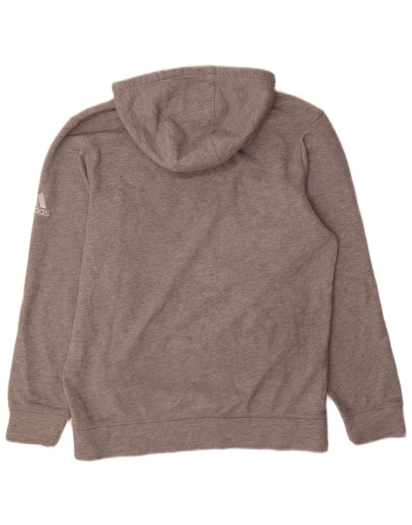 Adidas Mens Louisville Cardinals Hoodie Jumper Médio Algodão Cinza