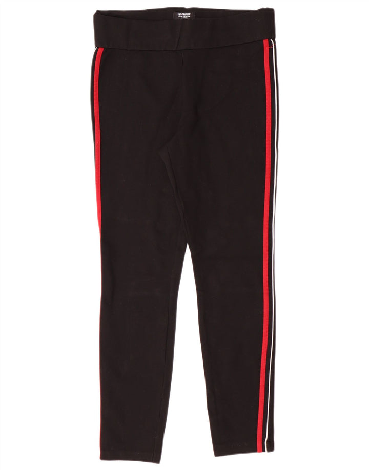 Zara Leggings Mulher UK 14 Grande Preto