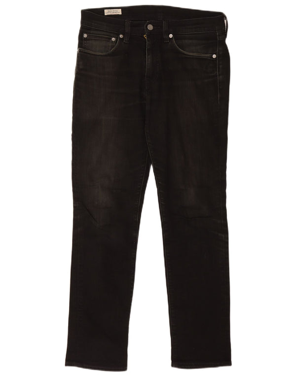 Levi's Mens Jeans Slim W31 L29 Algodão Preto