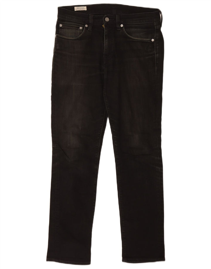 Levi's Mens Jeans Slim W31 L29 Algodão Preto