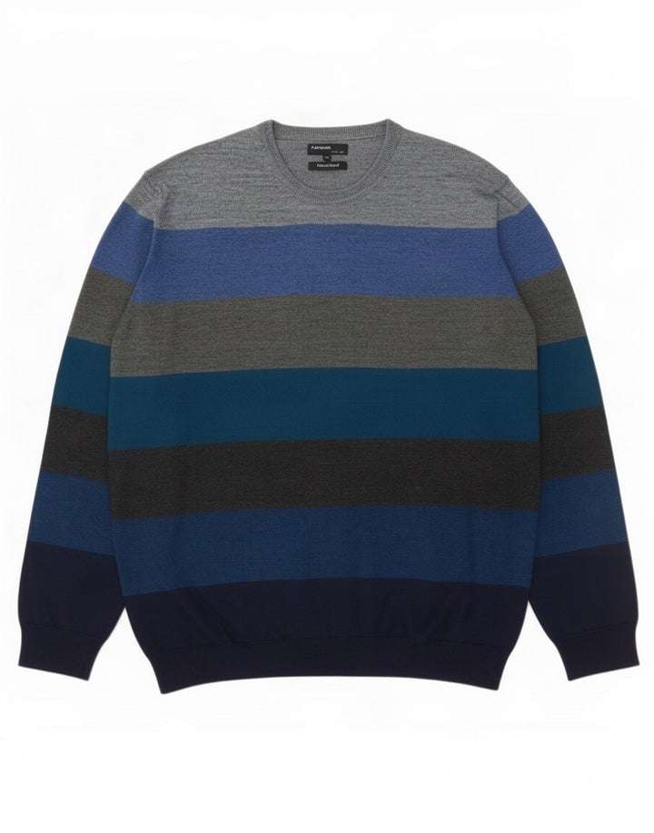 Suéter masculino Marks & Spencer Autograph com gola redonda 2XL multicolorido