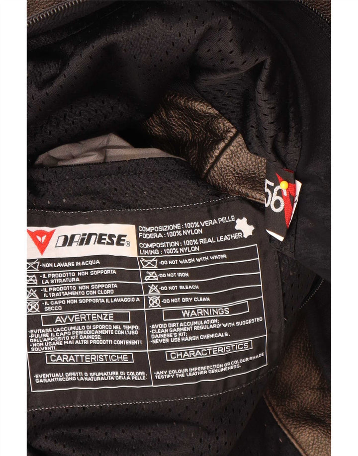 Jaqueta masculina Dainese Graphic Racer IT 56 XL marrom colorblock