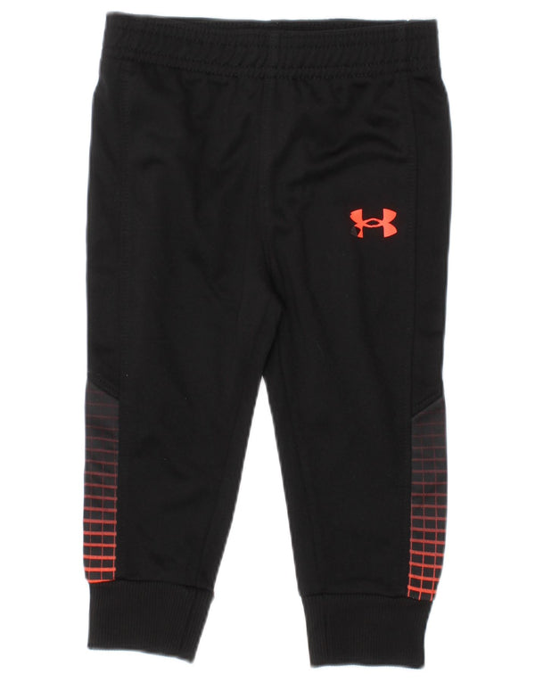 Calça de treino UNDER ARMOUR para meninos de 6 a 9 meses preta geométrica