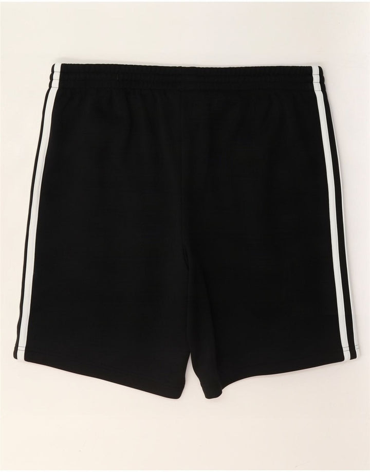 Shorts esportivos masculinos Adidas grande poliéster preto