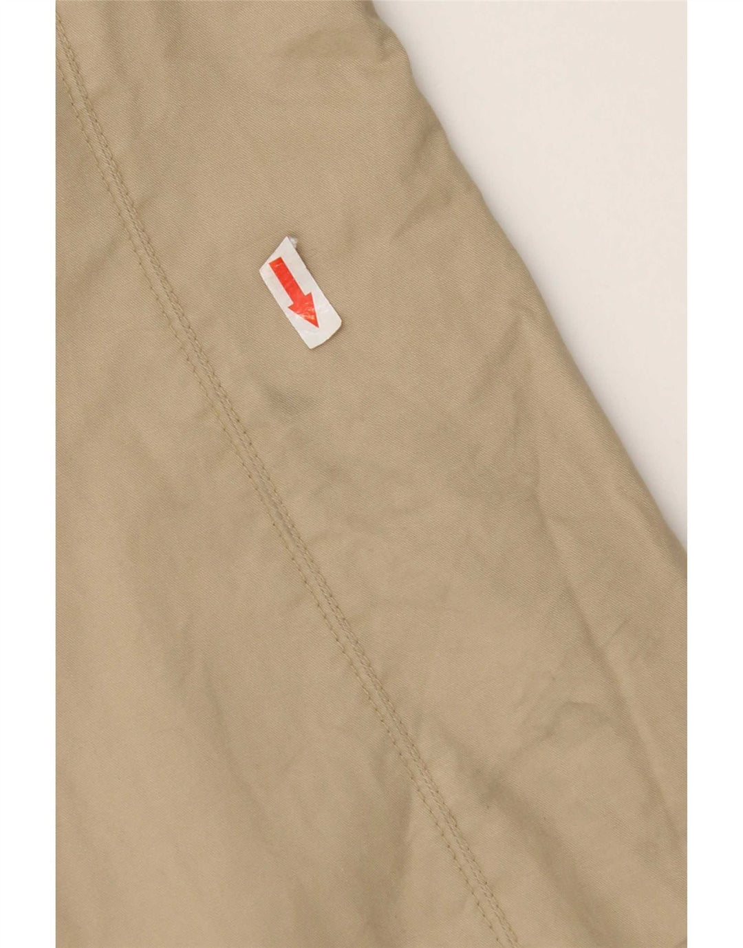 Zara Womens Trench Coat UK 16 Grande Algodão Bege