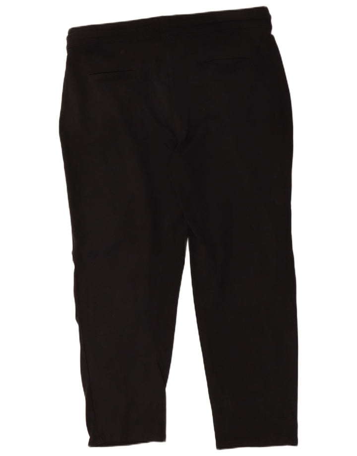 Calça de treino feminina Marks & Spencer Reino Unido 16 grande viscose preta