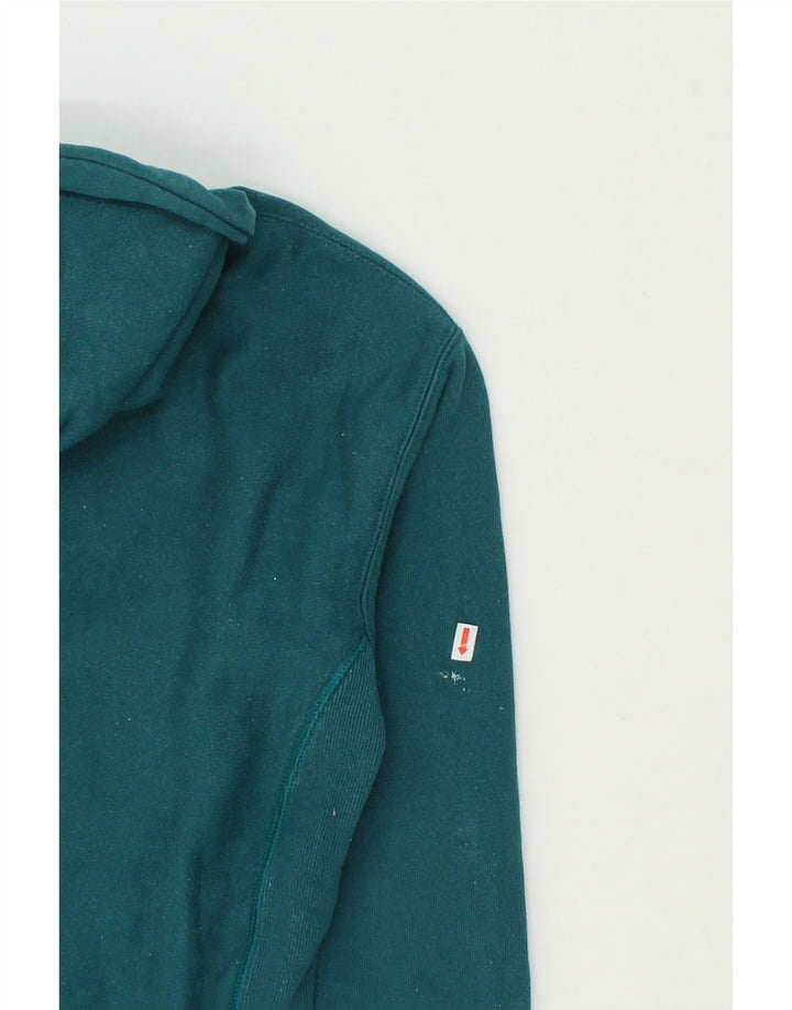CHAMPION Womens Hoodie Jumper UK 10 Small Turquoise Cotton Vintage Champion and Second-Hand Champion from Messina Hembry 