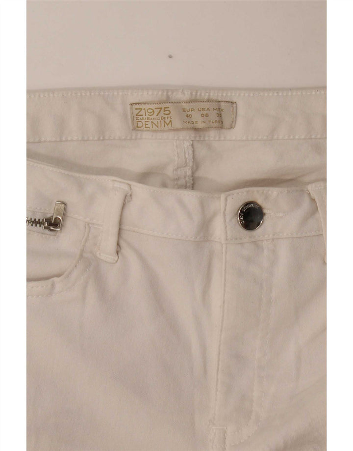 Zara Jeans Skinny Feminino EU 40 Médio W30 L28 Branco