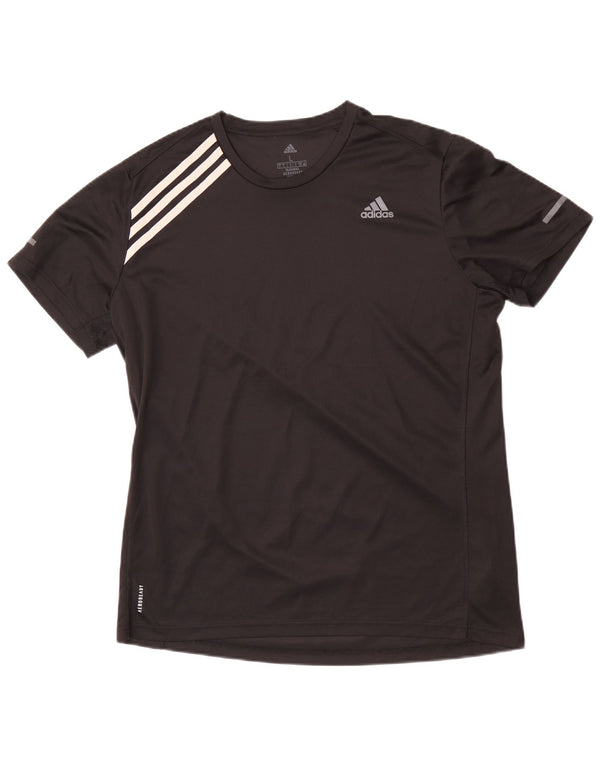 Adidas Mens Aeroready Camiseta Top Grande Poliéster Preto