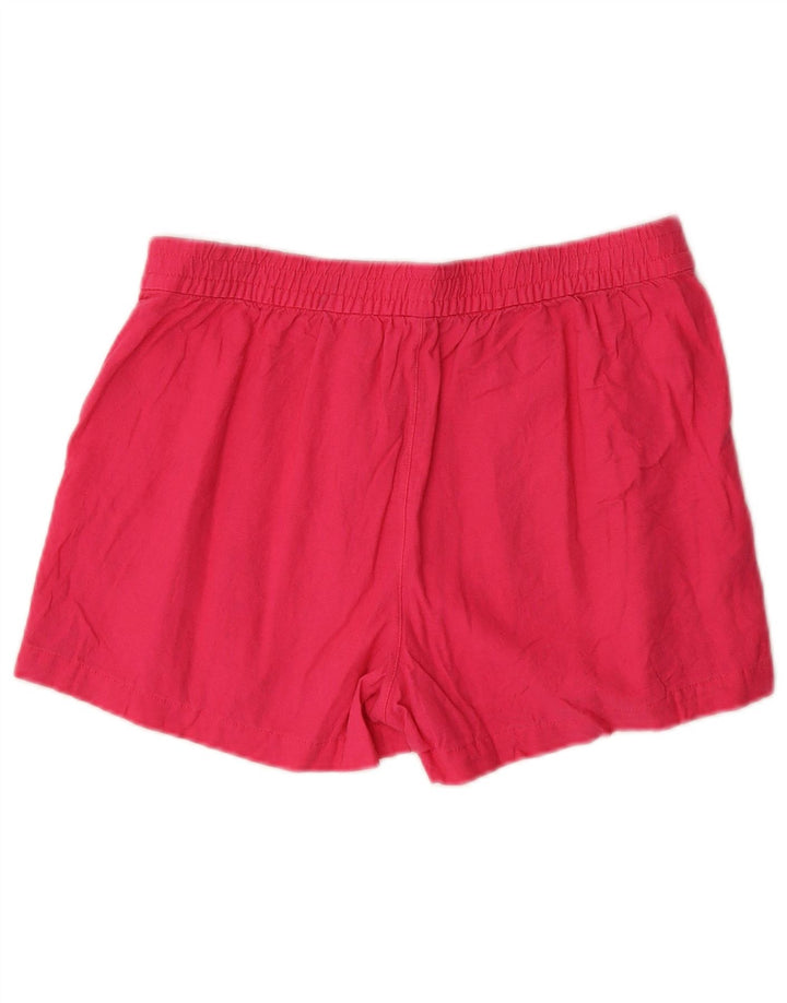 J. CREW Shorts casual feminino pequeno W26 linho rosa