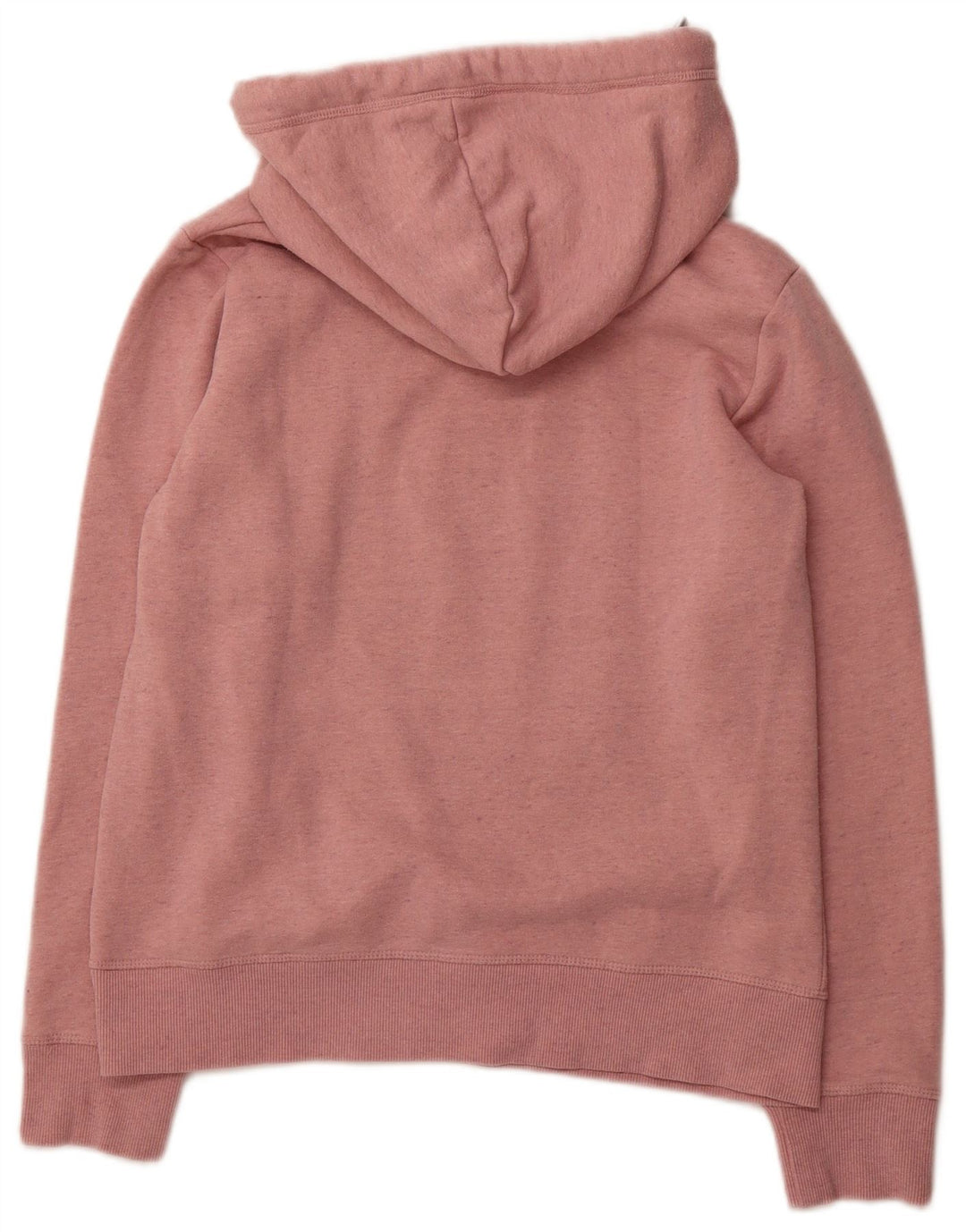 Jumper com capuz feminino SUPERDRY UK 12 algodão rosa médio