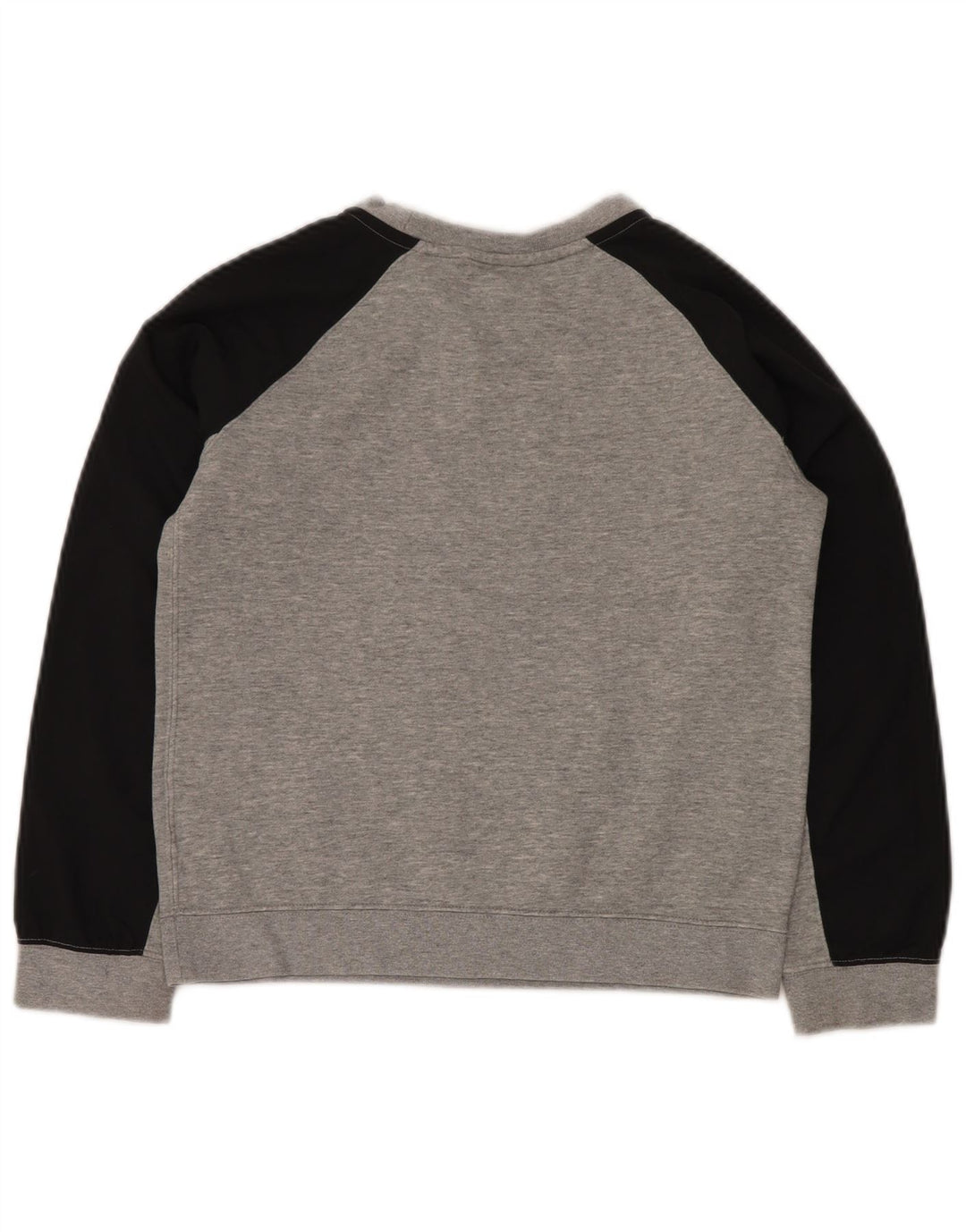 NIKE Boys Graphic Sweatshirt Jumper 10-11 Anos Médio Cinza Colourblock