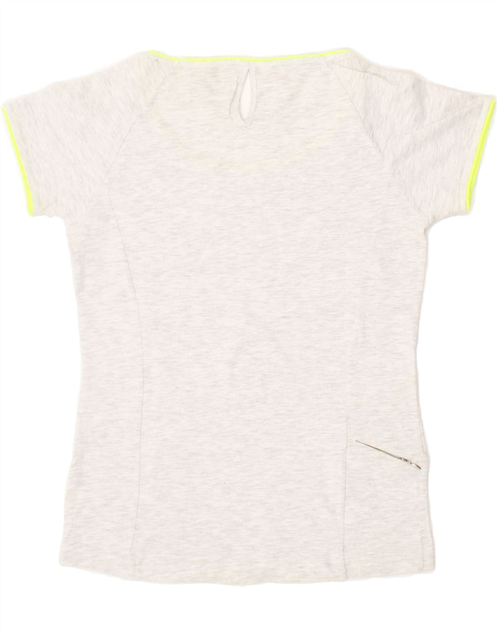 CHAMPION Womens Athletic Fit  T-Shirt Top UK 12 Medium Grey Vintage Champion and Second-Hand Champion from Messina Hembry 