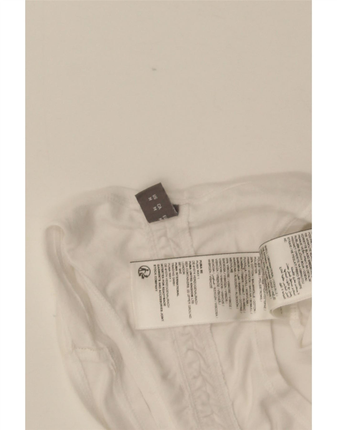 Puma Womens Vest Top UK 12 Médio Poliéster Branco