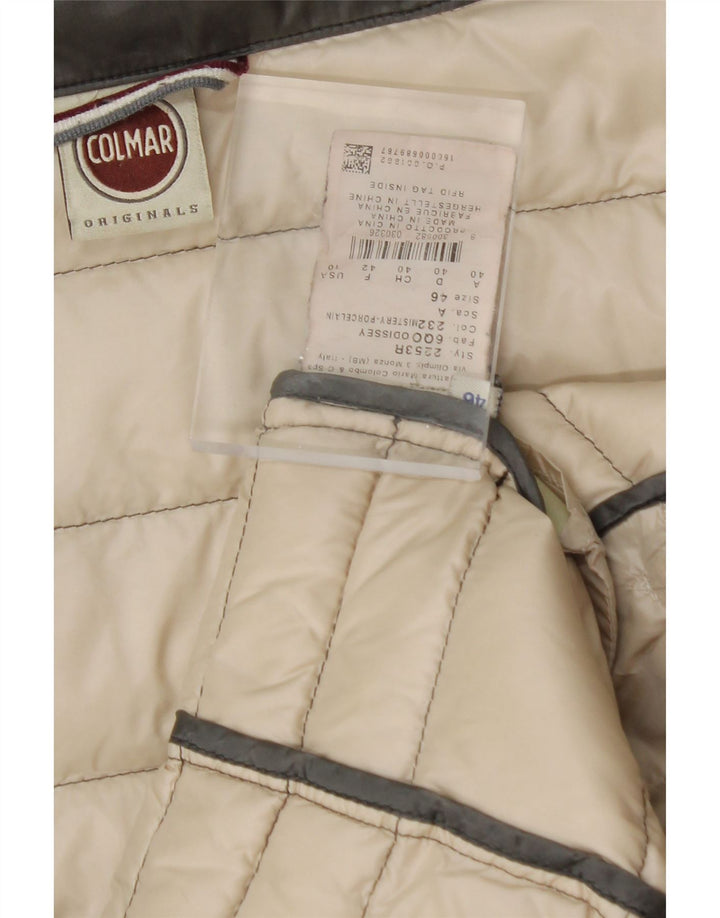 COLMAR Womens Oversized Padded Jacket IT 46 Large Grey Polyamide Vintage Colmar and Second-Hand Colmar from Messina Hembry 