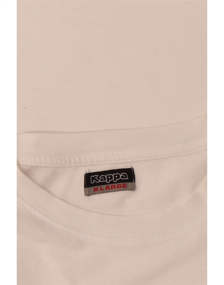 Camiseta masculina KAPPA Top XL algodão branco