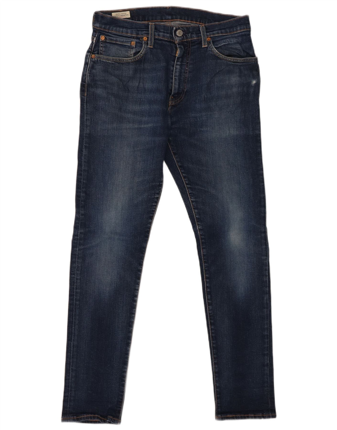 LEVI'S Masculino 512 Slim Jeans W31 L32 Azul Marinho Algodão