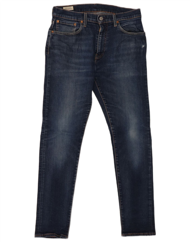 LEVI'S Masculino 512 Slim Jeans W31 L32 Azul Marinho Algodão