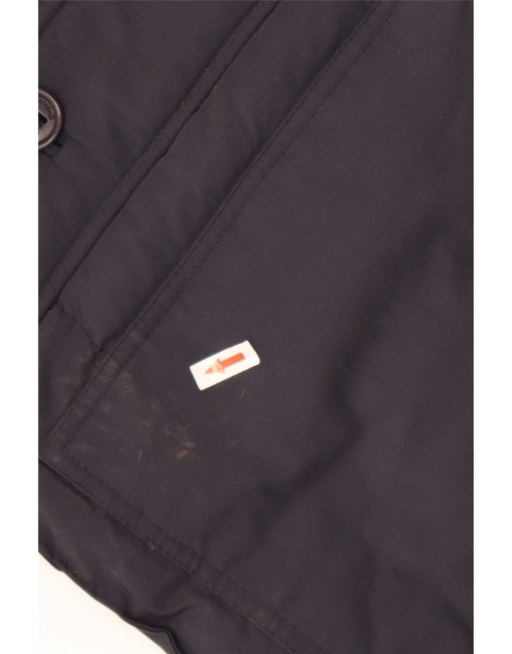 Jaqueta acolchoada masculina Canadiens UK 42 XL algodão azul marinho