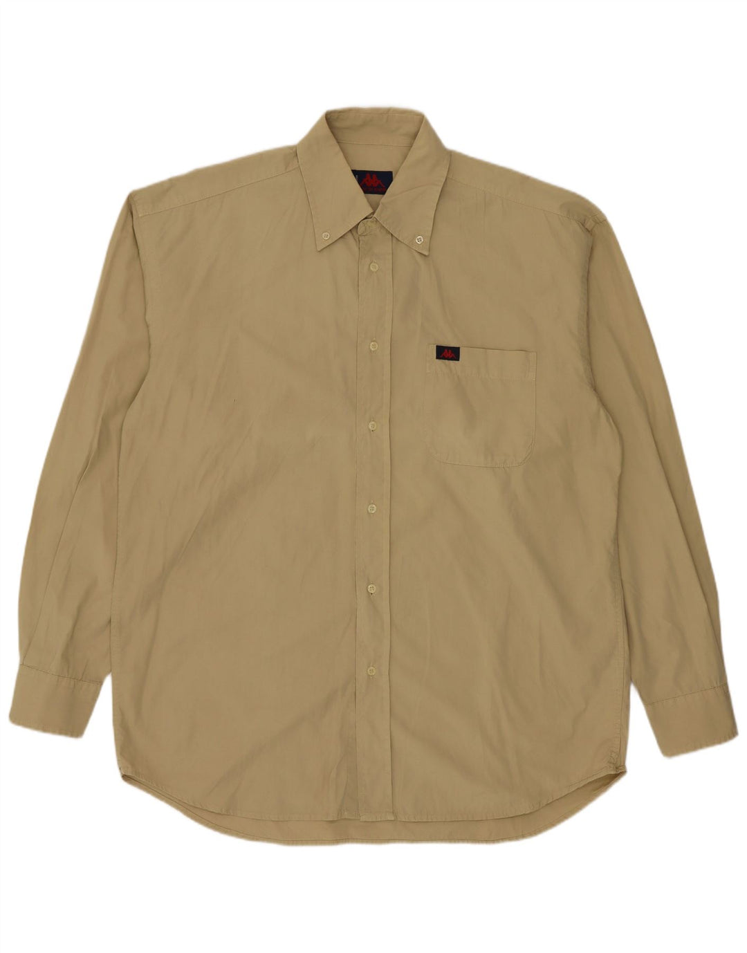 Camisa masculina Kappa grande algodão bege