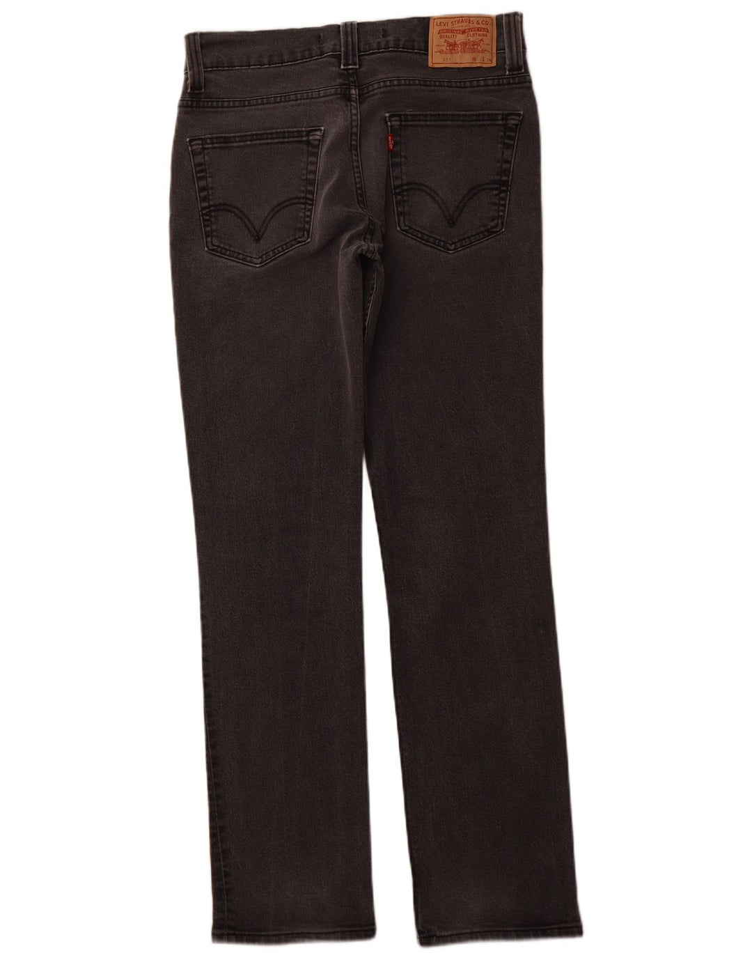 LEVI'S Feminino 511 Slim Jeans W36 L34 Cinza Algodão