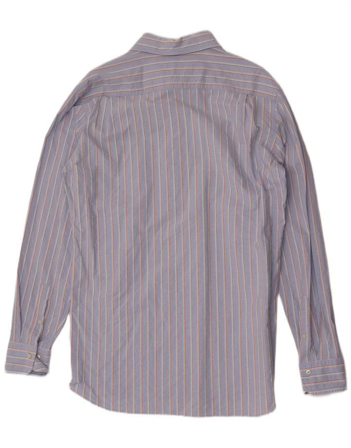 Camisa masculina Avirex grande listrada azul