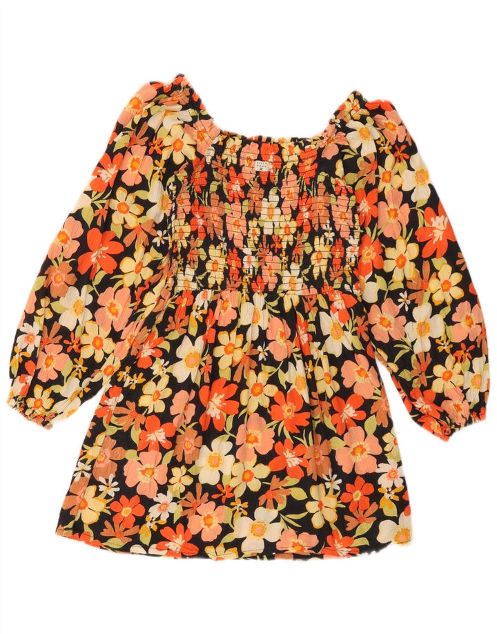 Top feminino Billabong sem ombros UK 12 médio floral multicolorido