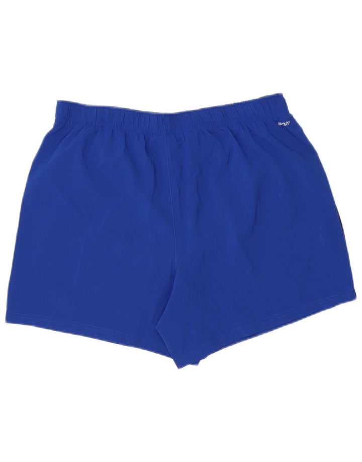 Shorts esportivos masculinos New Balance poliéster azul grande