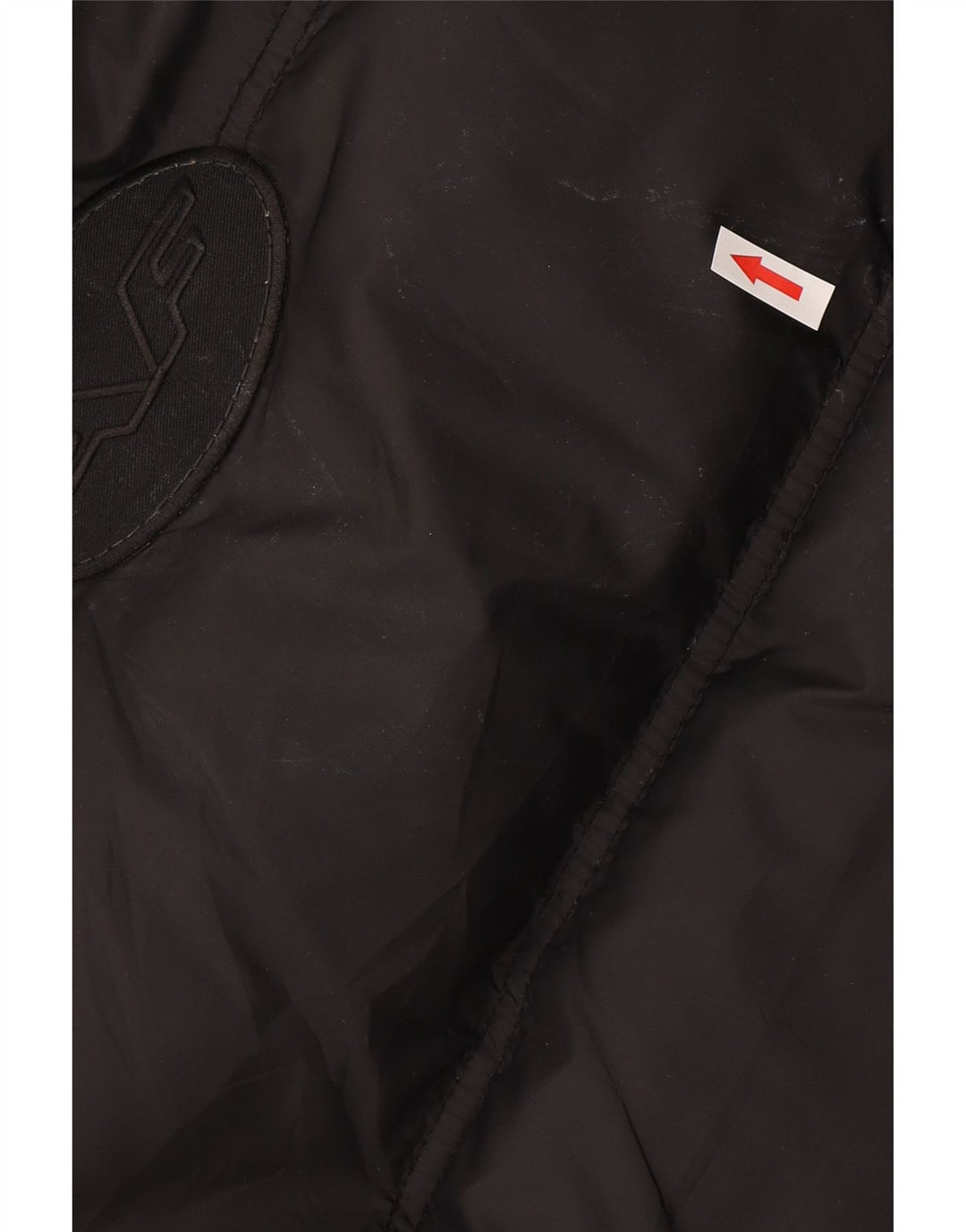 Jaqueta masculina acolchoada com capuz Scotch & Soda Reino Unido 38 nylon preto médio