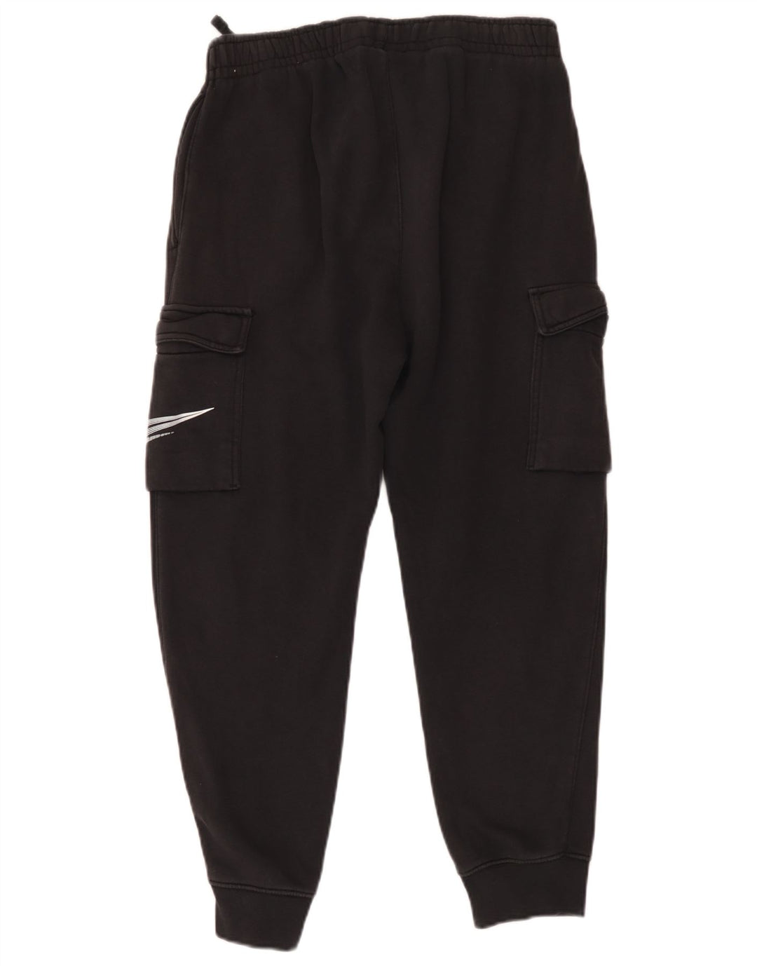 Nike masculino gráfico cargo calças de treino joggers médio preto algodão