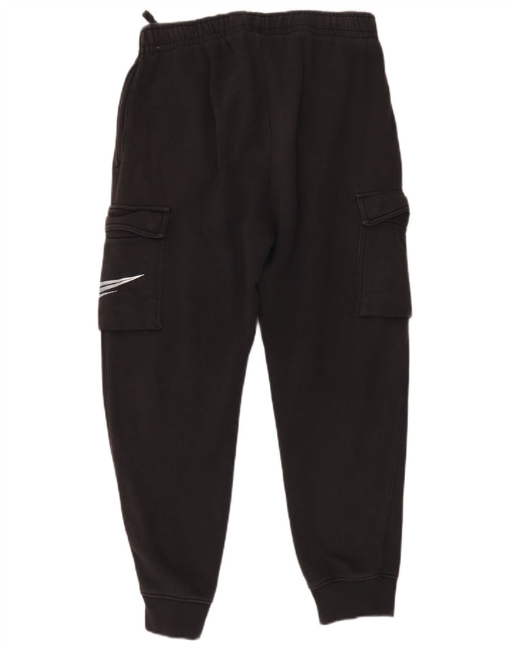 Nike masculino gráfico cargo calças de treino joggers médio preto algodão