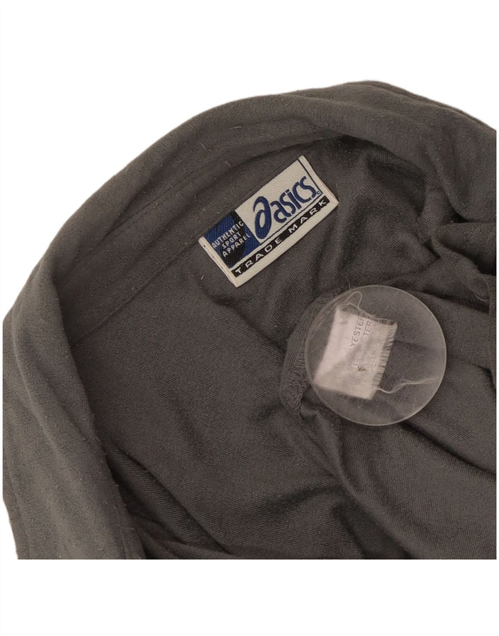 Camisa masculina Asics Fleece grande cinza poliéster