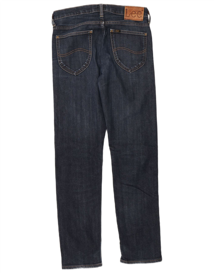 Lee Mens Daren Slim Jeans W29 L32 Azul Marinho Algodão