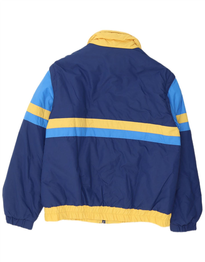 Jaqueta masculina Bomber acolchoada Stratos UK 42 XL azul marinho Colourblock poliamida